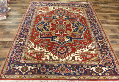 8'x10' New Super Serapi Herizz hand knotted wool Tribal Oriental area rug carpet