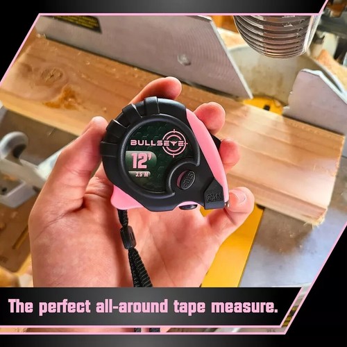 Bullseye Small Pink Tape Measure Measurement Tape With Standard Inches And Metri - Picture 4 of 4