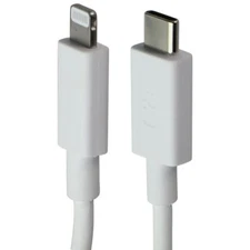 PureGear (3 FT) USB-C to  8-Pin MFi Cable for iPhone - White