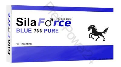       SILAFORCE ~  FÜR MÄNNER - 10 TABLETTEN  BLUE HERBAL 100      