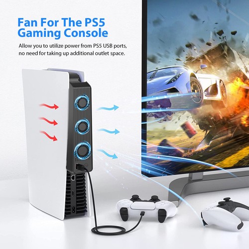 Slim Fit Design für PS5 PlayStation 5 Lüfter Werkzeug Kostenlose Installation - Bild 3 von 6