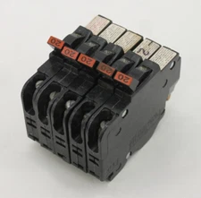 FPE NC120 Red Handle Circuit Breakers (Lot of 5)