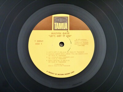 Marvin Gaye ‎♫ Let's Get it On ♫ Rare 1973 Tamla Misprinted
