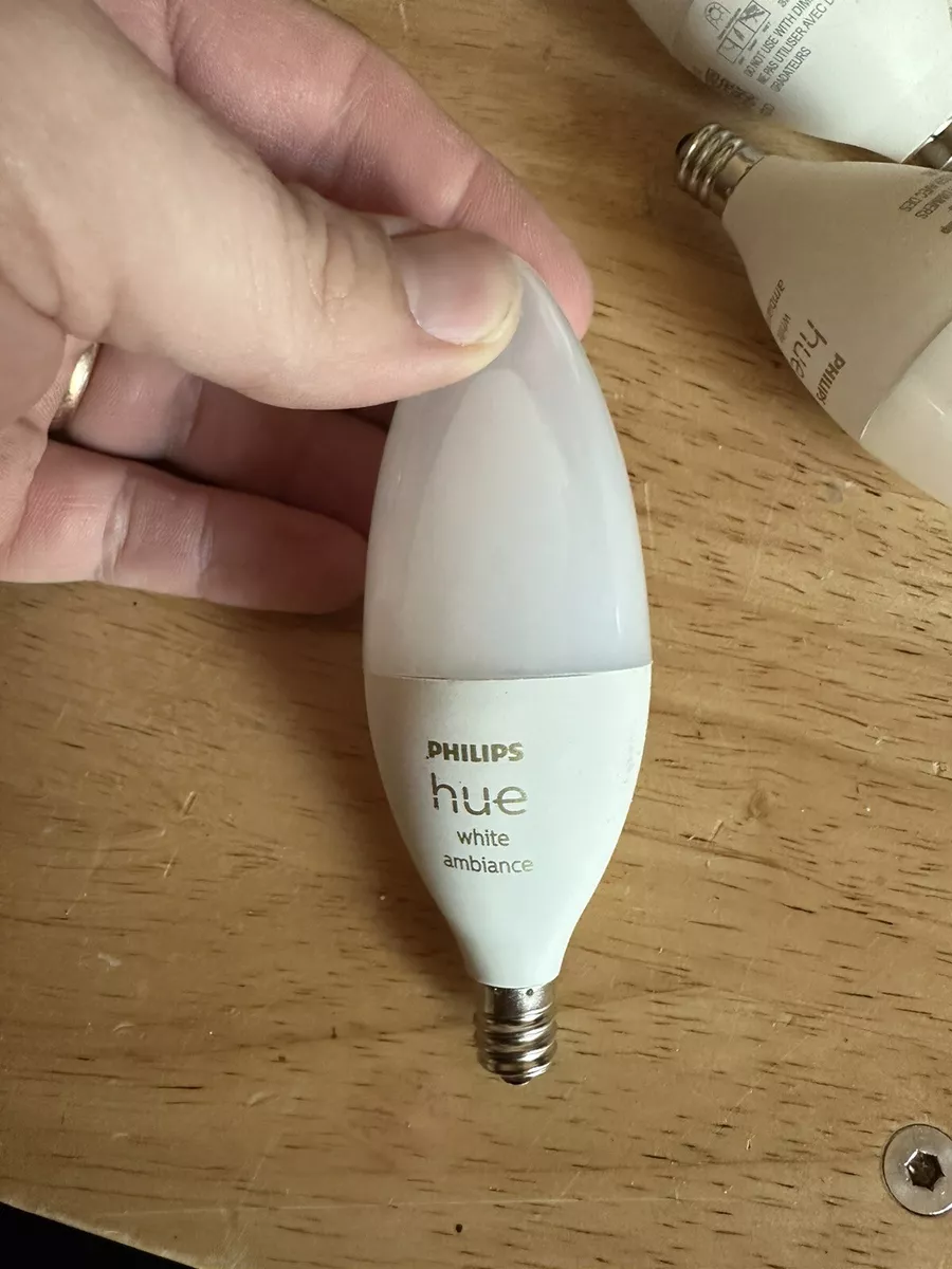 Philips Hue 556976 White Ambiance E12 Smart Bulb 9290022943
