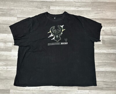 Milwaukee Bucks Men's T-Shirt NBA Basketball Adult Size 6XL