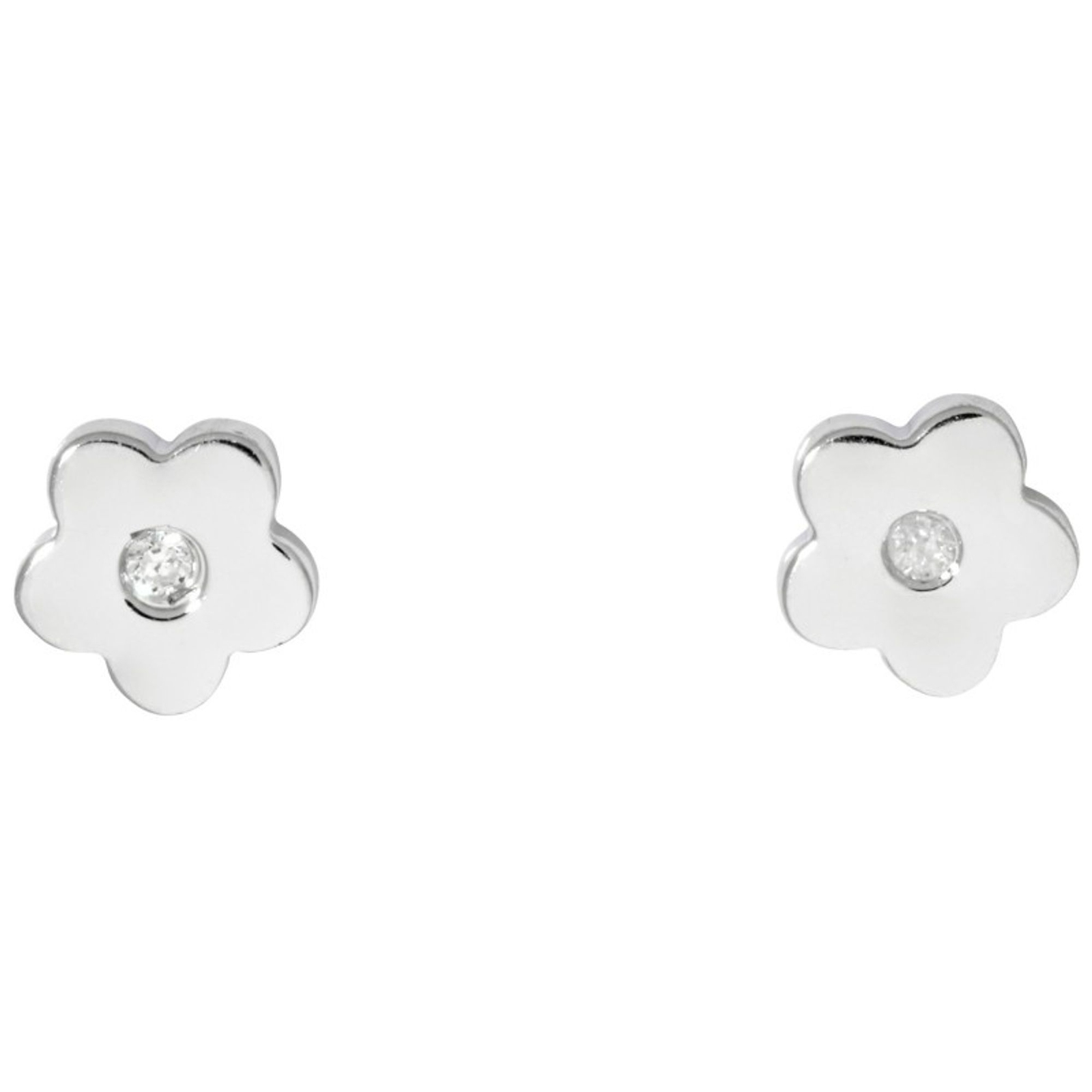 Базовый Silber Ohrringe SK10 более мягкий и приятный на ощупь Blume Sterling-Silber Wei Strass 5890₽