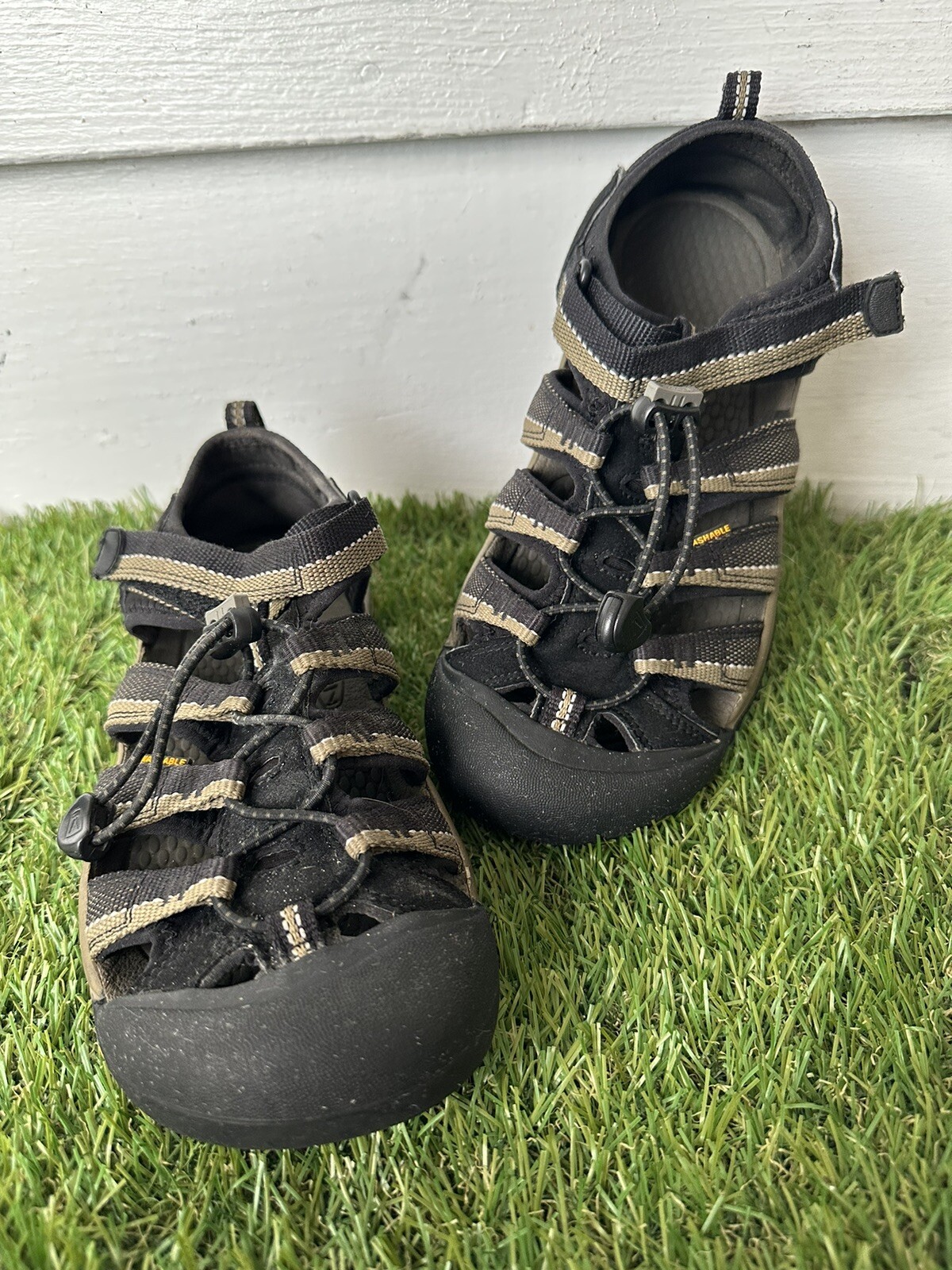 Sandali Keen Newport H2 neri marroni impermeabili scarpe sportive US da uomo taglia 5