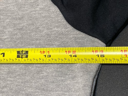 LEVI’S-Sweatshirt Hoodie Jacket Boys Sz 7 Full Zip Gray/Black Side Pockets - Picture 10 of 12