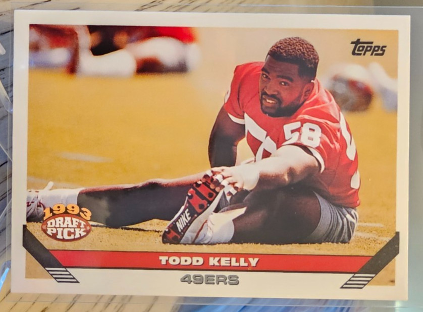 1993 Topps Todd Kelly RC #622 San Francisco 49ers