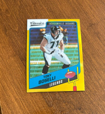 Tony Boselli 2021 Classics Timeless Tributes Gold #121 Jaguars USC /60 HOF
