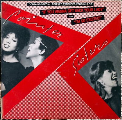 Maxi 33t Pointer Sisters - If You Wanna Get Back Your Lady - 12'' - 1982