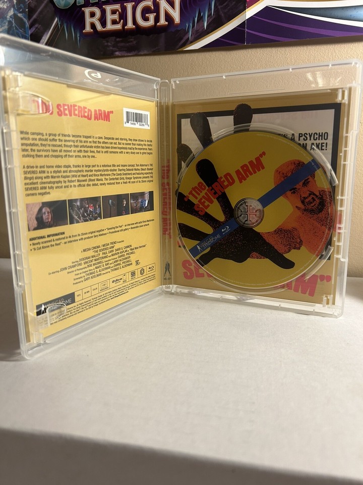 The Severed Arm Bluray OOP Limited SLIPCOVER Vinegar Syndrome