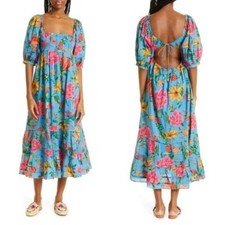 Anthropologie   FARM Rio Toucans Garden Midi Dress Size XS