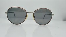Vintage University SMST37 Brown Gray Round Sunglasses FRAMES ONLY