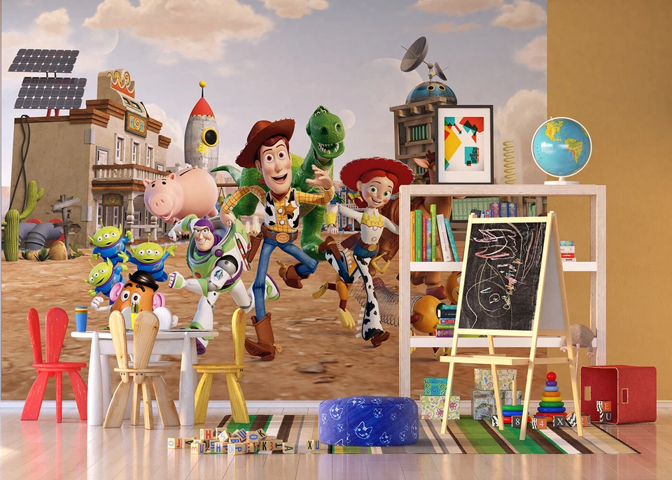 Papel Pintado Disney Toy Story 360x270cm Mural No Tejido + Adhesivo Gratis Foto 4 de 4