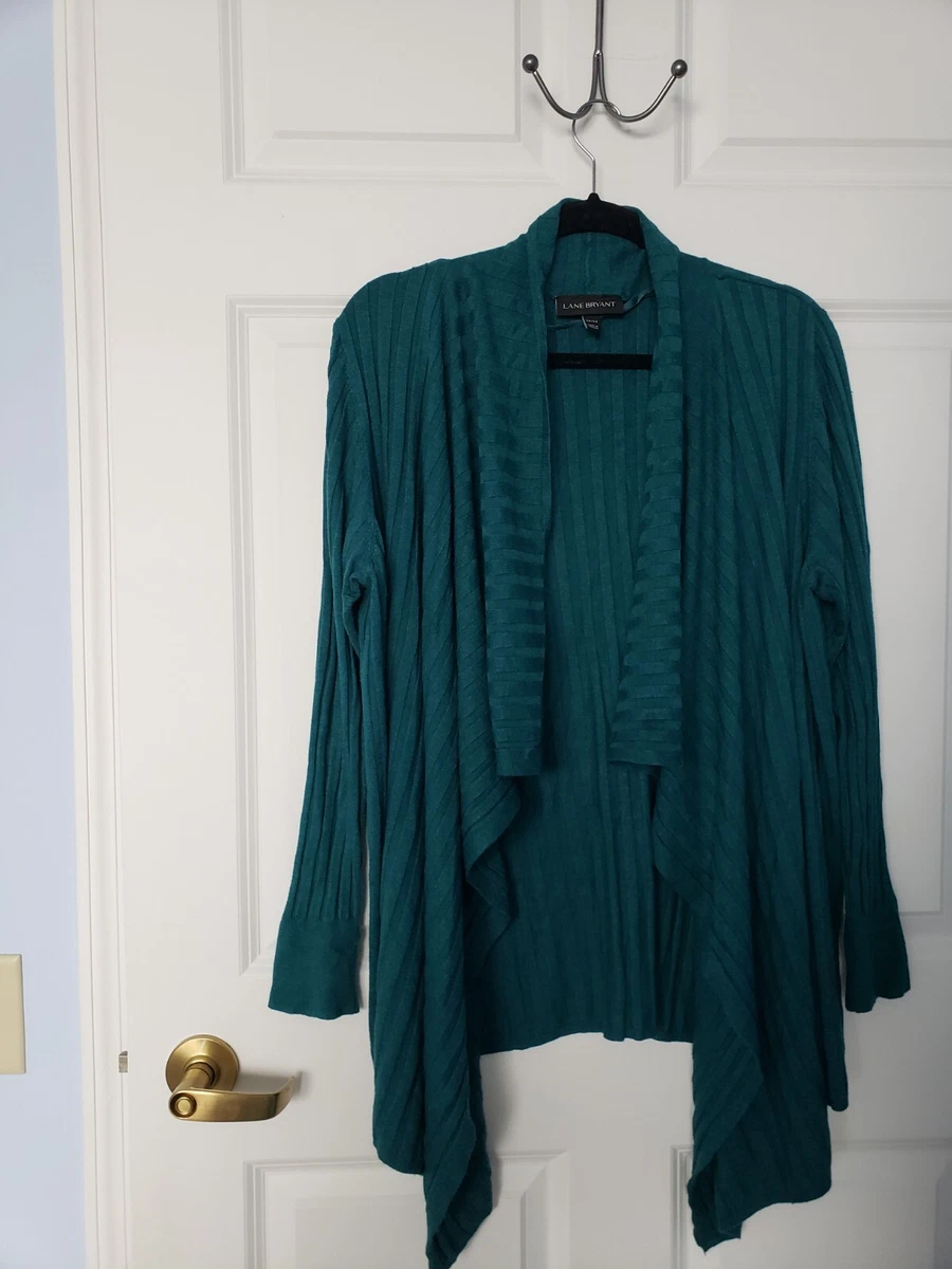 Teal waterfall cardigan cheap
