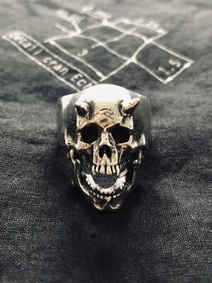 Teufel   925 Silber Ring (Größe X) (gleiche Qualität wie der große Frosch)