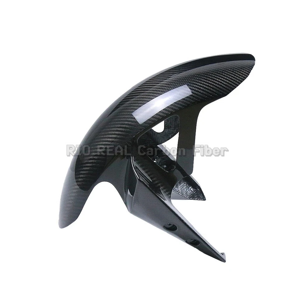 Carenado guardabarros delantero de fibra de carbono para Yamaha YZF R1 FZ10 R6 Foto 3 de 4