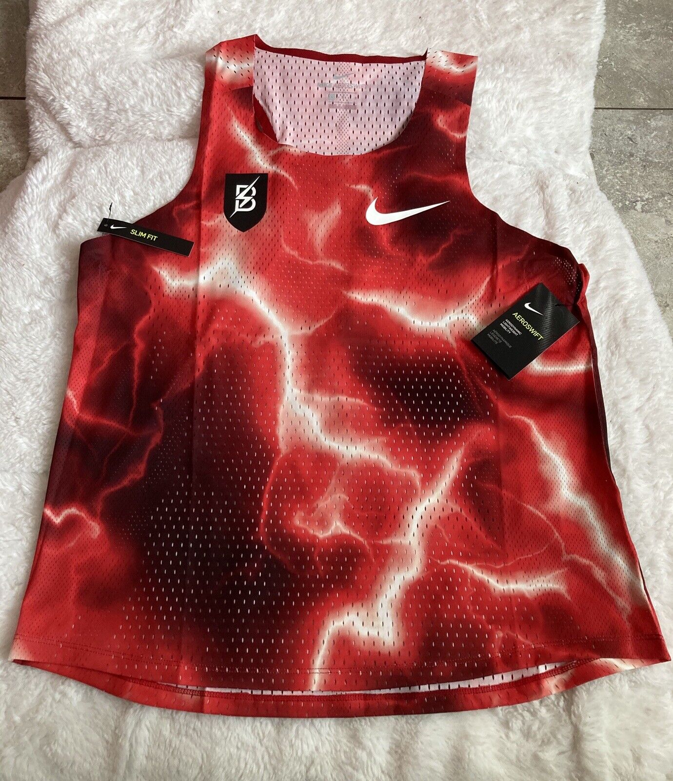 NEW Nike Aeroswift Bowerman Track Club Aeroswift Singlet Men's SZ ...