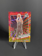 2023-24 Donruss #147 Bogdan Bogdanovic Red and Gold Laser Atlanta Hawks 🦅