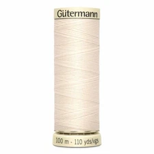 GÜTERMANN MCT Sew-all Thread 100m/110 yds- Polyester All Purpose - Eggshell