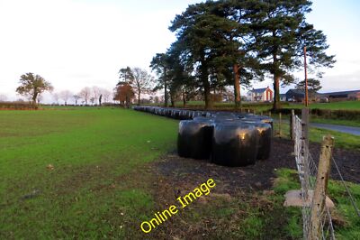 Photo 6x4 Ballysculty Road Muckamore A 90 degree bend in the road enabled c2014