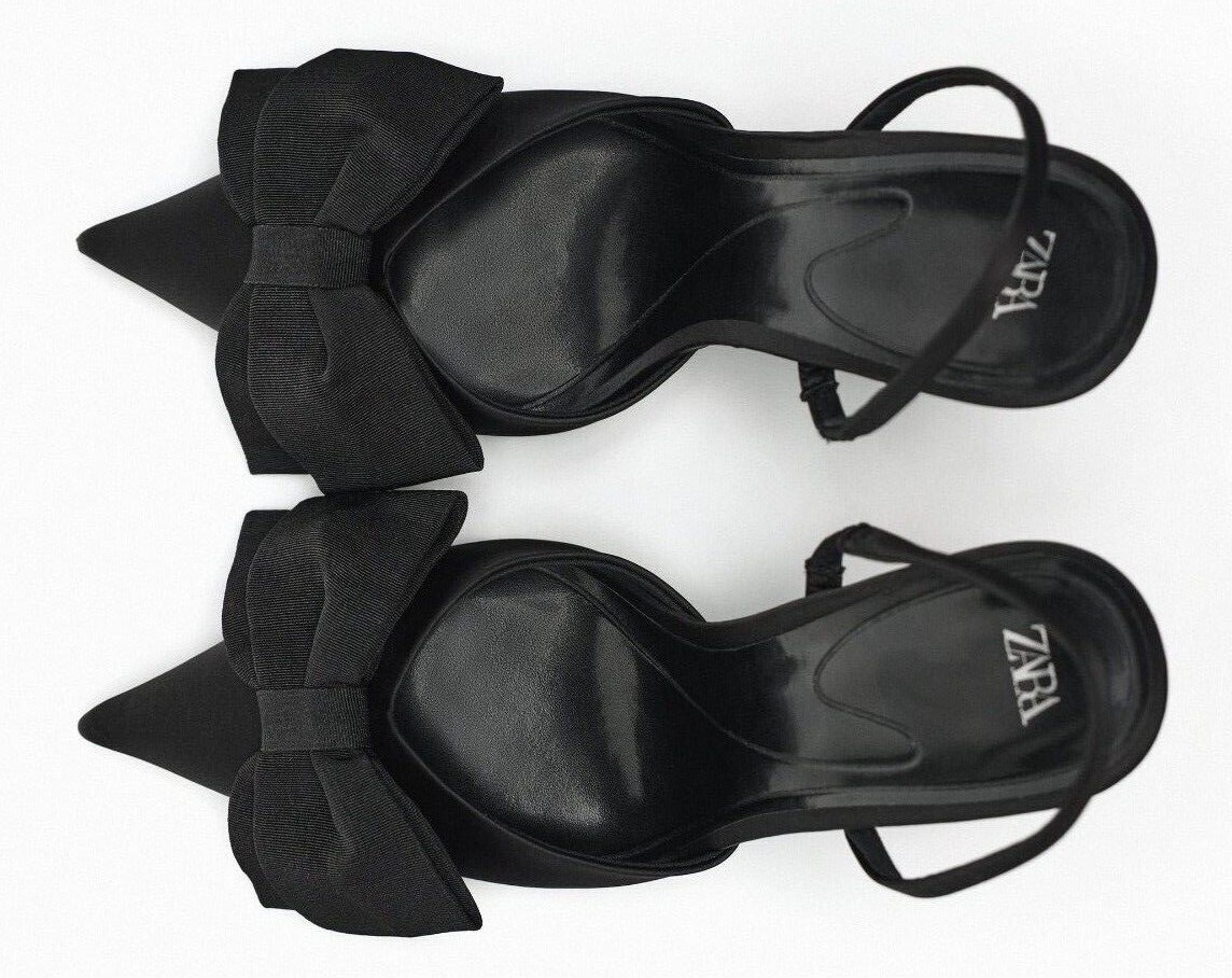 ZARA NEW WOMAN FW 2024 HIGH-HEEL SHOES & BOW DETAIL SHOES ZARA NEW WOMAN FW 2024 HIGH-HEEL SHOES & BOW DETAIL SHOES