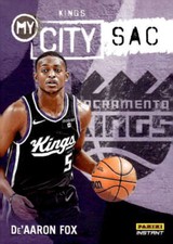 DE'AARON FOX 2023-24 Panini Instant My City /543 #20 Kings NBA ID:109379