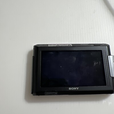 SONY Cyber-shot DSC-T77 Digital Camera Black 4.0x Optical