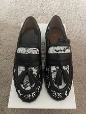 Authentic NWT Givenchy Lace Studded Loafers S...