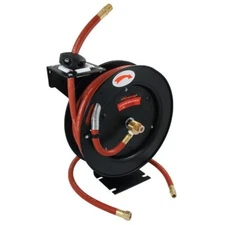 Neilsen Air Line Compressor Hose Reel Auto Retractable 50ft 3/8" Garage Workshop