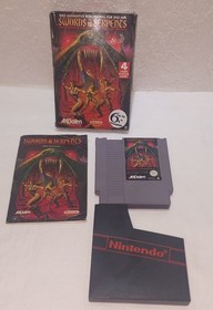 Nintendo NES-Spiel"Swords and Serpents",Entertainment System (NES)Controller Set