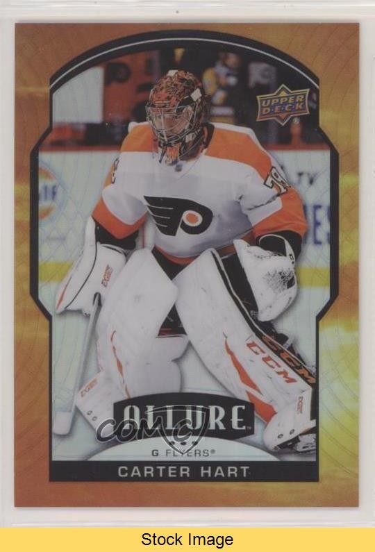 2020-21 Upper Deck Allure Sunset Carter Hart #12 READ 13y6