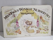 Wedgwood Mrs Tiggy-Winkle Nursery Set 3 Piece Set Mug/Bowl/Plate Original Box