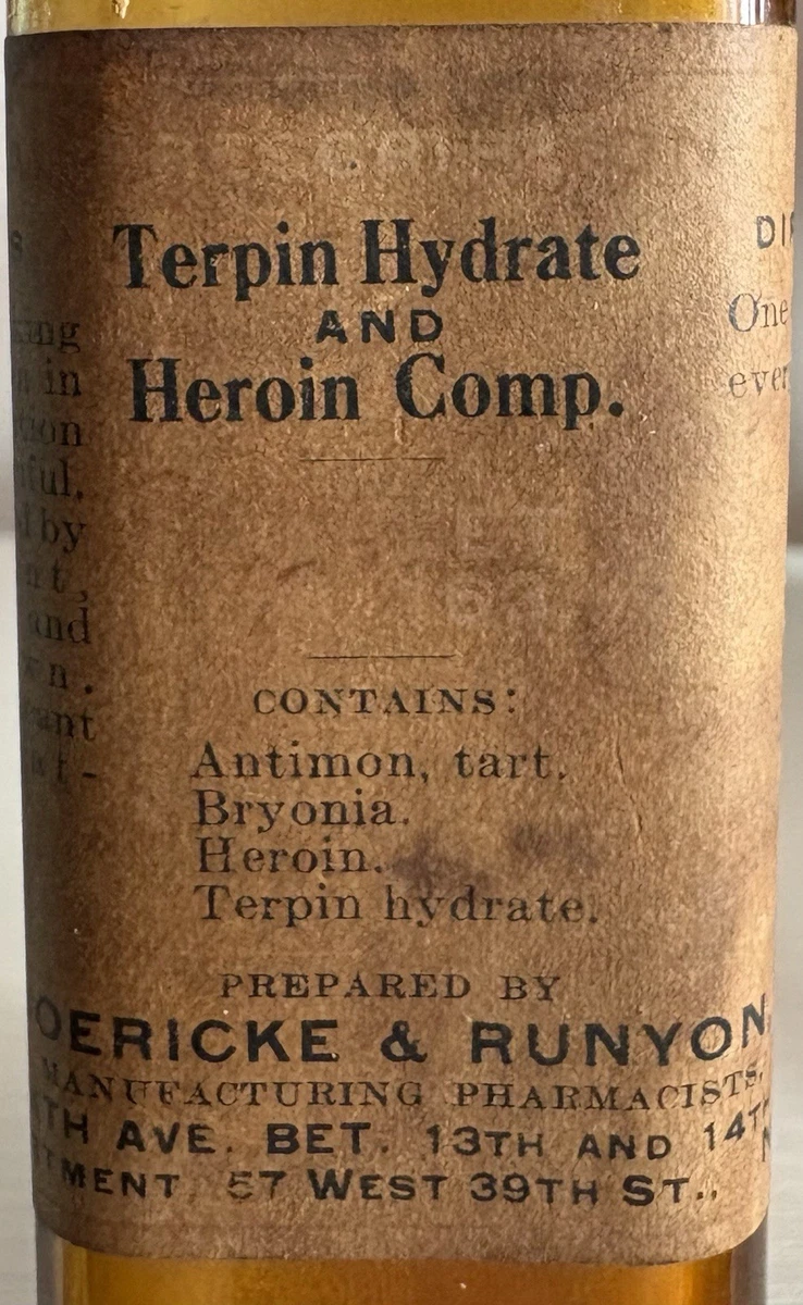 Medicine Bottle Label In Collectible Medicine Bottles 1900-Now for