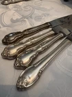 Lot Of 3 Vintage Gorham Chantilly Sterling Handle 9” Knife, Stainless Blade