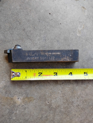 Unimet SQP - 122 Insert Lathe Tool Holder 3/4'' x 3/4'' Shank