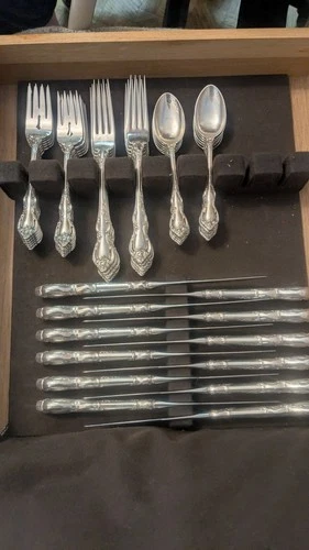 Spanish Provincial by Towle Sterling Silver Flatware Set 12 Service 48 Pcs
