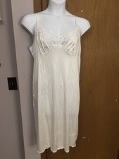 Vintage Vassarette Cream Lace Chemise Size 42