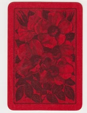 Playing Swap Cards  GENUINE 1 only single  WIDE ENGLISH FLOWER BRIAR ROSE  MINT