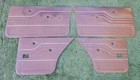 <!--F#f_0-->FULL SET OF BROWN HOLDEN TORANA LC LJ SEDAN DOOR TRIMS CARDS ORIGINAL <!--F/-->