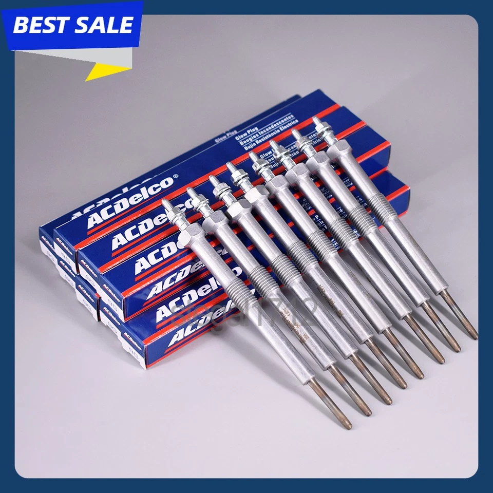 8Pcs OEM #9G 12639701 Glow Plugs for LMM LML LBZ Silverado Sierra Duramax 6.6L - Image 3 of 4