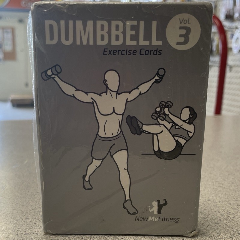 Dumbell Exercise Cards Volume 3 NewMe Fitness SEALED