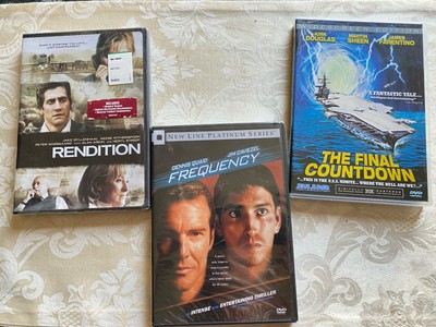 Lot of 2 Sealed DVDs Frequency & Rendition, 1 Partial Seal The Final Countdown