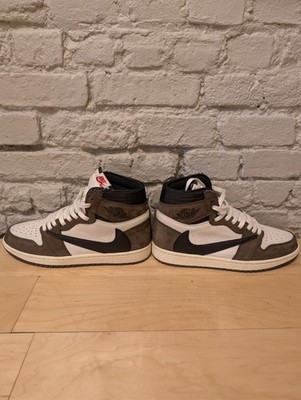 Travis Scott x Air Jordan 1 Retro High OG Mocha (Size 10.5) USED