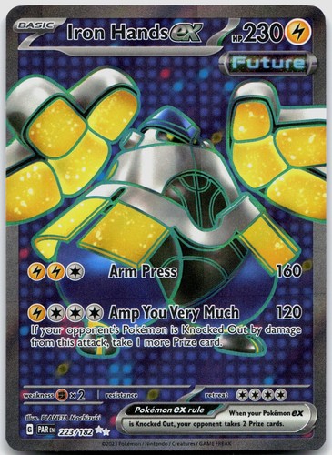 Iron Hands ex 223/182 SV04: Paradox Rift POKEMON TCG Ultra Rare