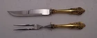Grande Baroque Gold by Wallace Sterling Silver Steak Carving Set 11 1/8" Vermeil
