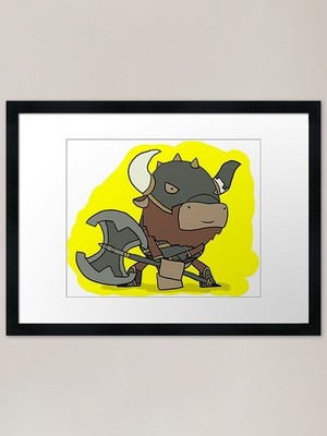 Brawlhalla - Iron Legion Teros Rahmen gerahmtes Wandbild Poster Leinwanddruck Bild