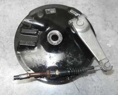 1979 YAMAHA DT175 F DT 175 F FRONT BRAKE PLATE WITH ACTUATOR ARM 2N4-25016-01-98
