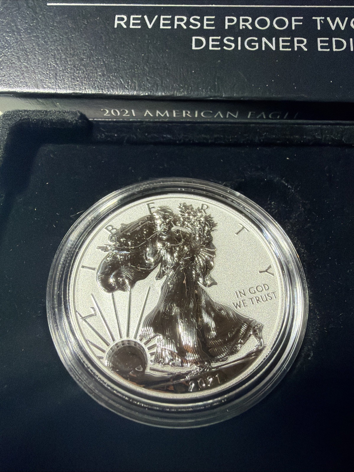 2021 American Eagle Reverse Proof W/S American Silver Eagle Designer 2 ...